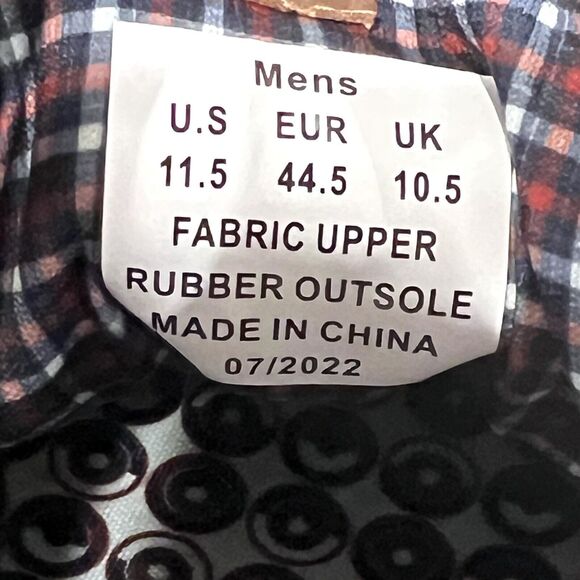 Ben Sherman Men’s Conall Lo Sneakers Charcoal Nylon Size 11.5 - Picture 11 of 12